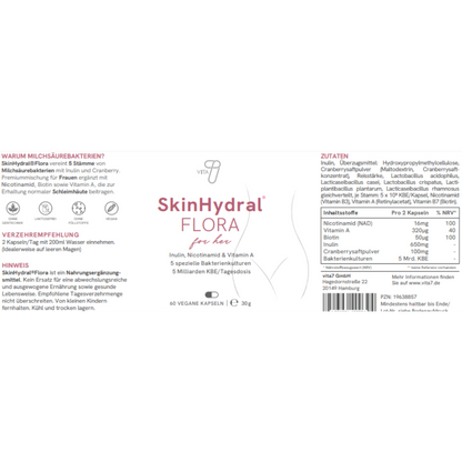 vita7 SkinHydral® Flora, 60 Kapseln