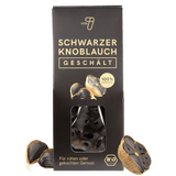 vita7 Bio Schwarzer Knoblauch, geschält, 80 g – Frontansicht der Verpackung
